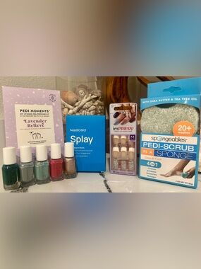 Spongeables Pedi-Scrub in a Sponge - Blue